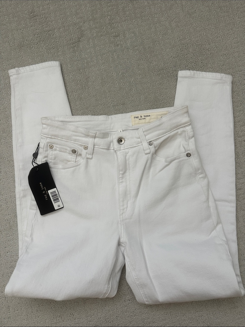 rag & bone Clean White Skinny Jeans - Picture 5 of 5